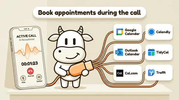 How to set up AI receptionist calendar integration